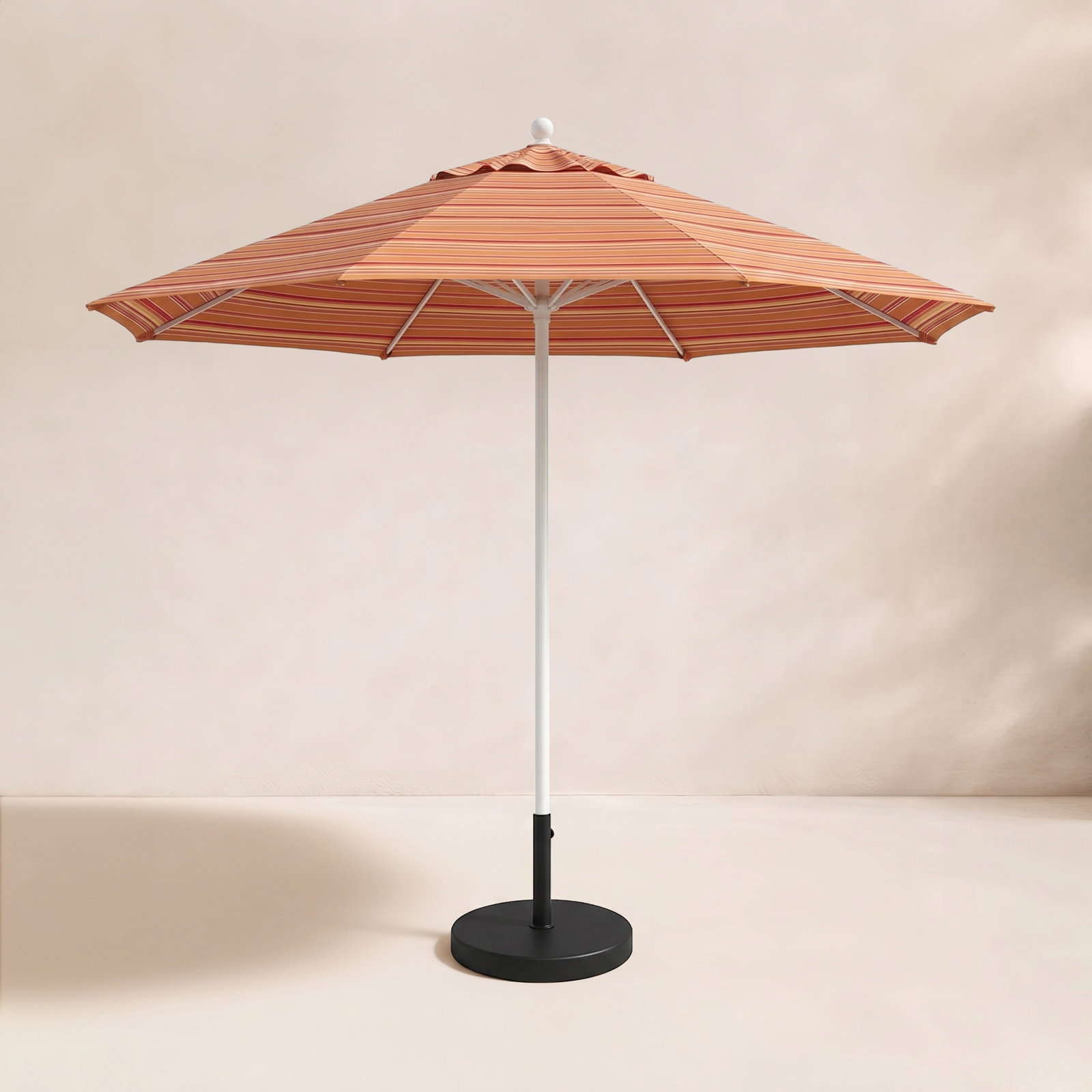Kalona 11' Sunbrella® Market Umbrella, Dolce Mango Stripe Sunbrella®