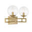 Éclairage pour meuble-lavabo de salle de bain 2 lumières Anesha-70337303