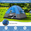 Tente de camping pour 3 personnes avec tapis amovible