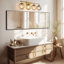 Éclairage de meuble-lavabo à intensité variable avec abat-jour transparent-1619078467