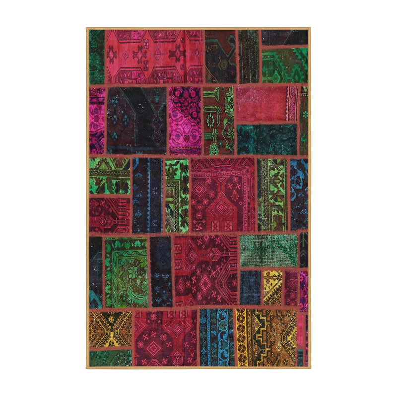 Abstract Indoor Rug, Rectangle 7' x 9'