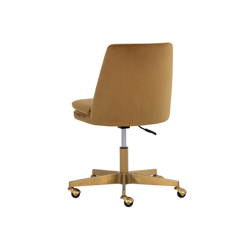 Swivel Office Chair, Gold