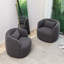 Fauteuil pivotant rembourré en polyester 34 po Sydney-79620933