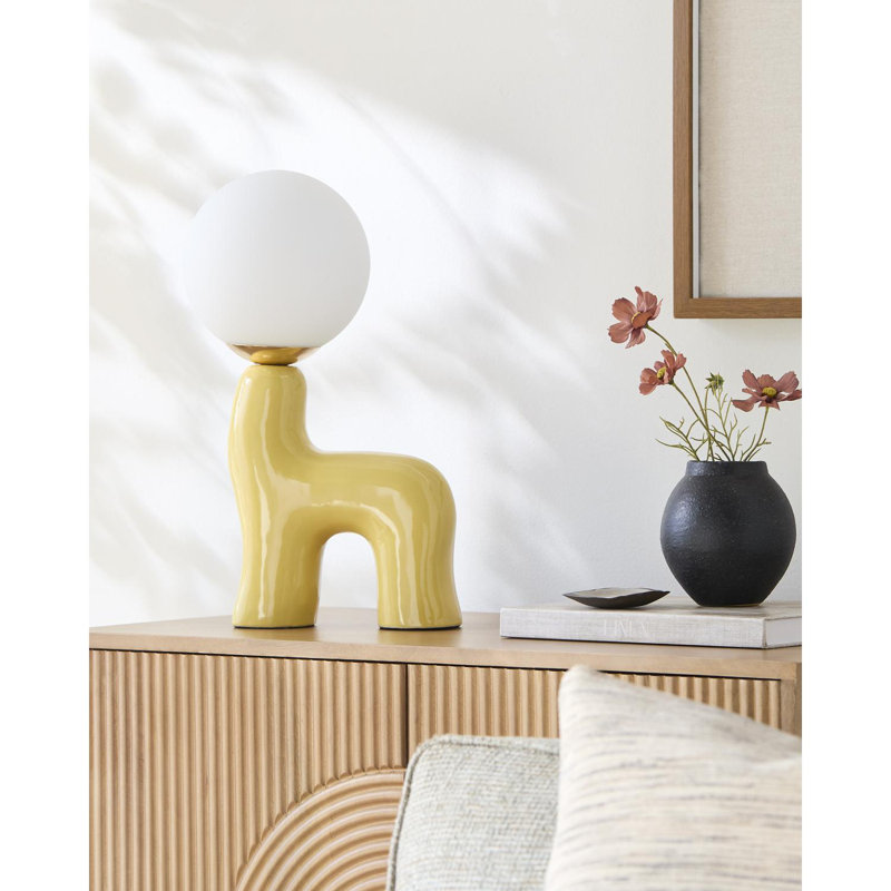 Lampe de table Miru, Jaune