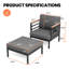 Ensemble modulaire d'extérieur en aluminium Vaiko (ensemble de 2)-811224312-811224314