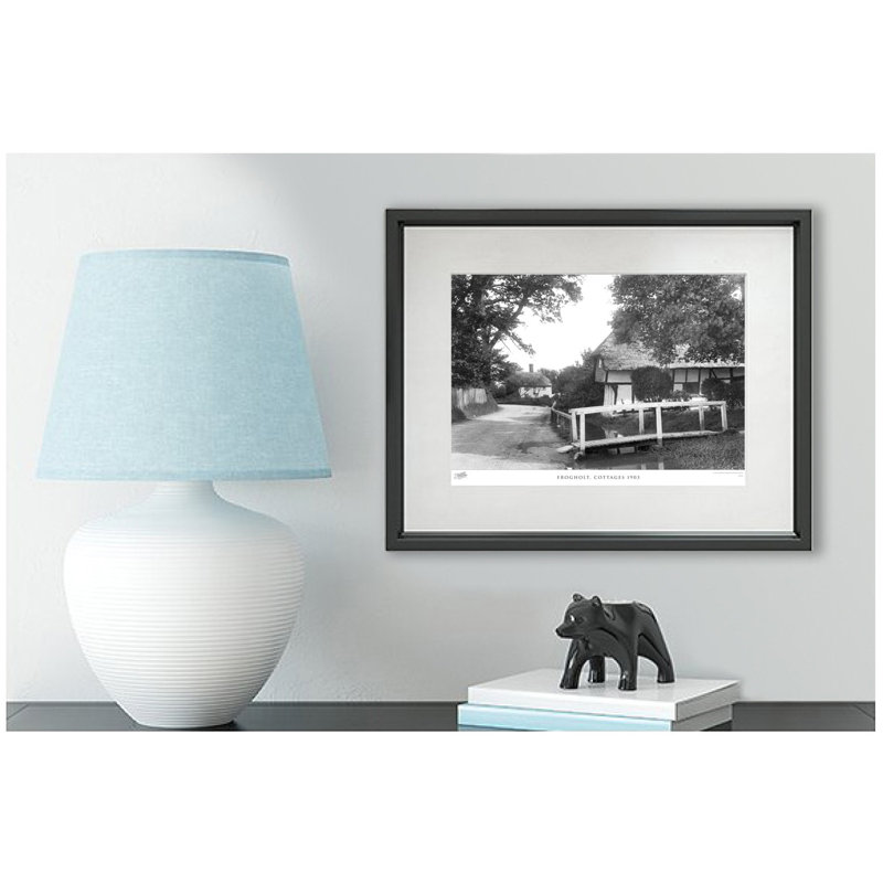 Frogholt, Cottages 1903 - Single Picture Frame Print, 60cm H x 80cm W x 2.3cm D