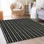 Tapis noir Prisco lavable à la machine de qualité supérieure-2004447015