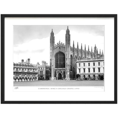 Cambridge, King's College Chapel C1955 by Francis Frith - Single Picture Frame Print