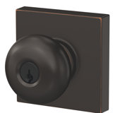 Plymouth Keyed Entry Knob with Collins Trim