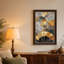 Art mural art déco sur toile en éventail or et marbre-1273333661