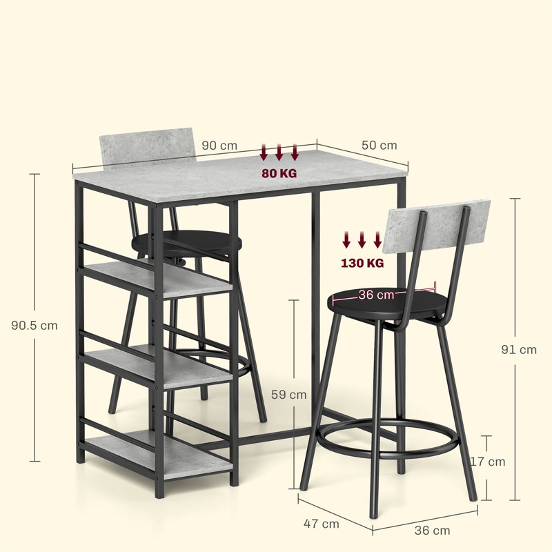 Sumeka 2 - Person Dining Set