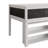 TWIN SIZE WOODEN LOFT BED IN WHITE-1420488017