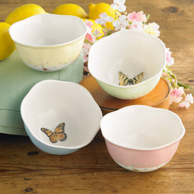 Lenox Butterfly Meadow Hydrangea Large Serve Bowl, 2.70 LB,  Multi: Dinnerware Sets