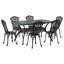6 - Person Patio Dining Set Rectangular Table-715209018