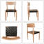 Chaise en cuir véritable Wogina-1589331234