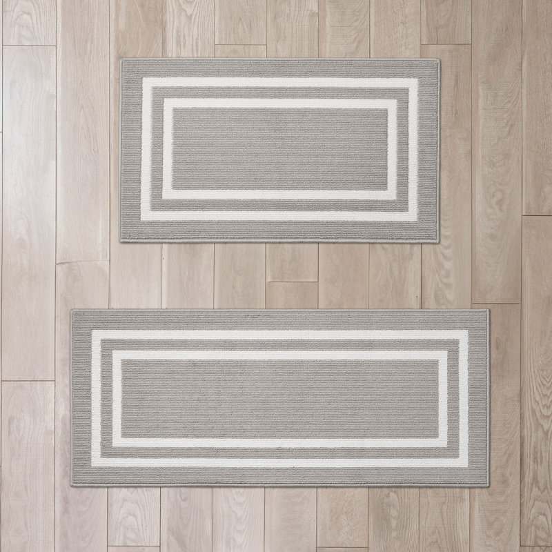 Jean Pierre Double Border All Loop Tufted Rugs