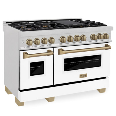 ZLINE Autograph 48 in. Legacy Dual Fuel Range & Accents