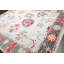 Tapis turquoise en laine noué à la main de conception unique 9 pi 6 po x 12 pi 2 po