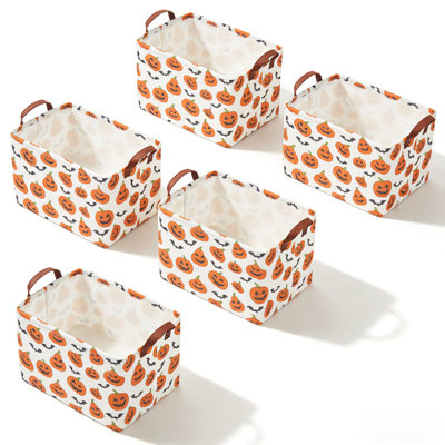 Panier de rangement 5 pièces Halloween