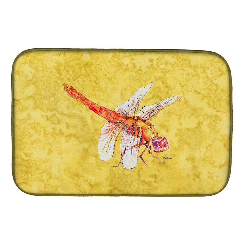 Tapis de séchage libellule