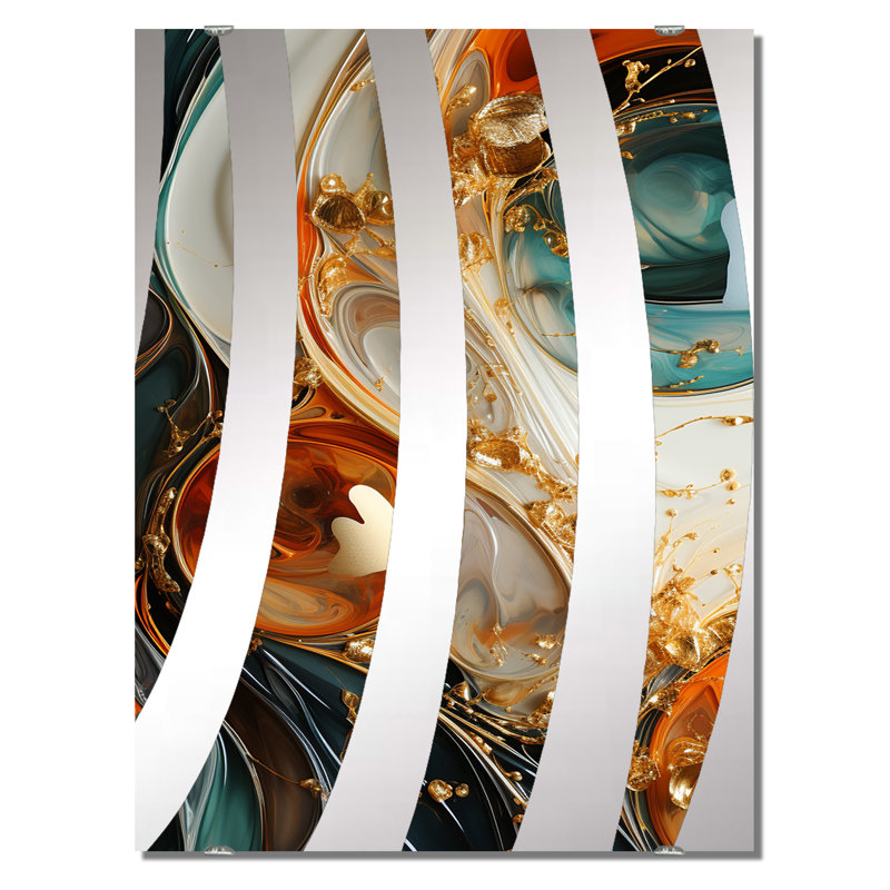 Pearman - Abstract Painting Wall Mirror Large MIR137153, 40" x 30"