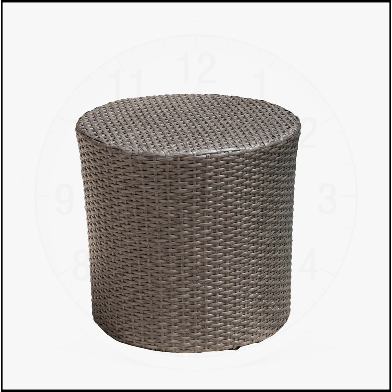 KINGSTOWN RD BARREL SIDE TABLE, Gray