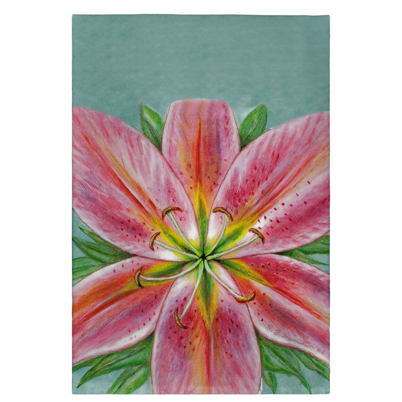 Serviette à main lily Bourgeois