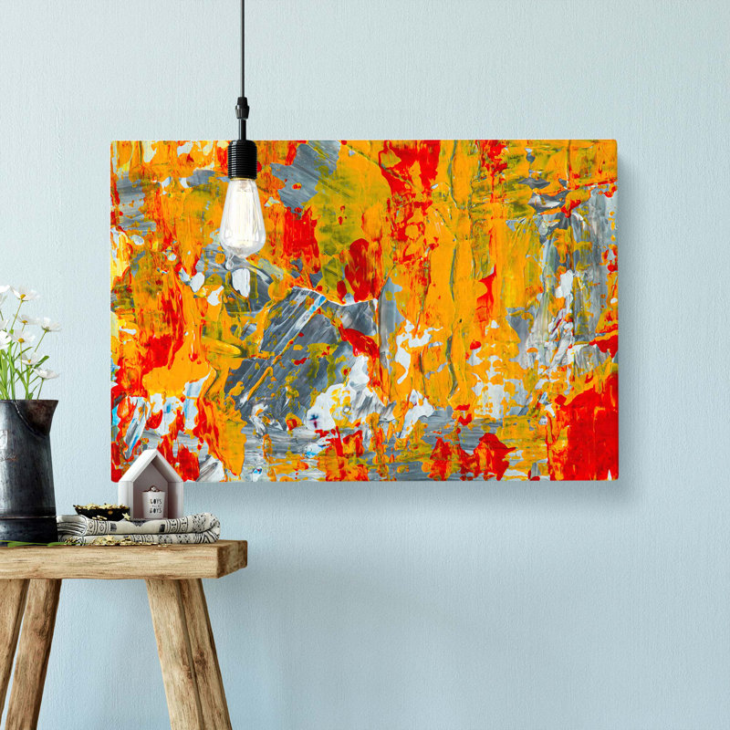 Abstract Art Painting Vol.217 by S.Johnson - Wrapped Canvas, 60cm H x 91cm W x 3cm D
