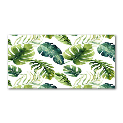 Tropical Leaves - Wrapped Canvas Print