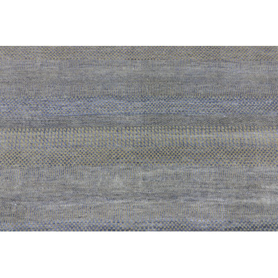 Hand-Knotted High-Quality Natural and Gray Area Rug