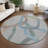 Machine Washable Indoor/Outdoor Chantille ACN2394 Abstract Rug-1887110885