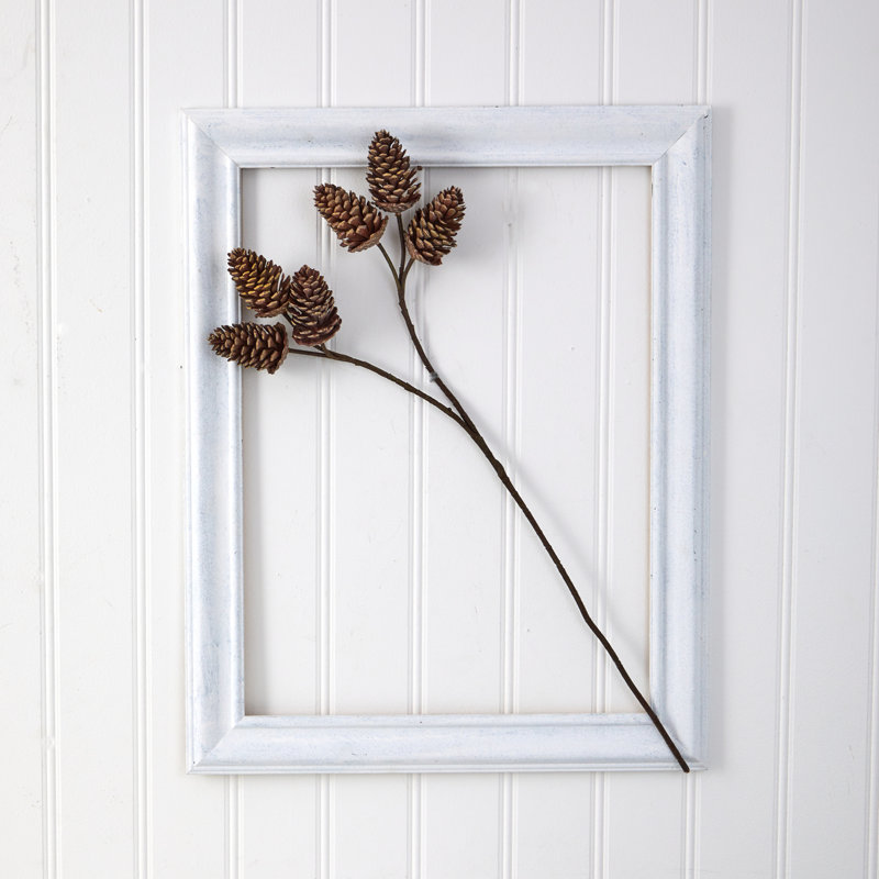 Nearly Natural 32" Brown Plastic Pinecone Artificial Spray Set