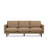 Anabel 81" Modern Genuine Leather Sofa