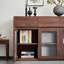 Buffet en bois massif de style nordique