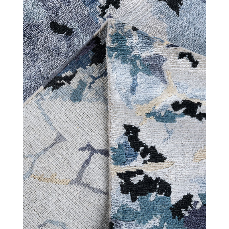 Overdyed One-of-a-Kind 9' 0" X 12' 1" Hand Knotted Area Rug