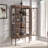 Brownness Solid Wood+Glass Display Cases