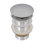 Ruvati Ceramic Top Push Pop-up Drain for Bathroom Sinks without Overflow
