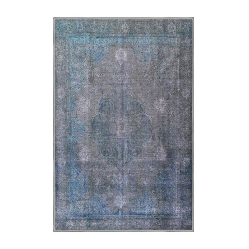 Oriental Indoor Rug, Rectangle 7' x 9'