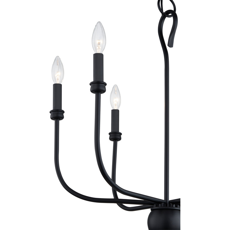 Lustre classique à 6 lumières de style bougie Blueprint Collection