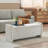 Zellers 44" Velvet Upholstered Storage Ottoman Bench for Entryway, Bedroom and Living Room-491331840