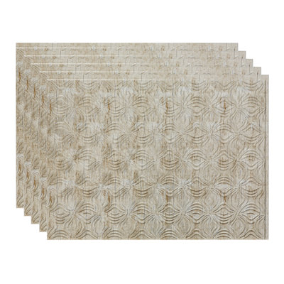 FASÄDE Lotus Decorative Vinyl Backsplash 15 sq ft Kit