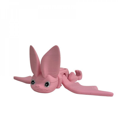 3D Printed Flying Bat Figurine