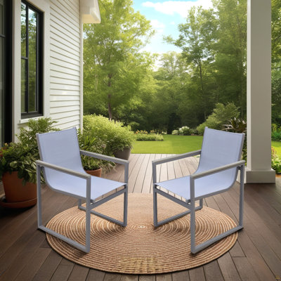 Ensemble de 2 chaises de patio Herra