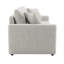 Canapé-lit modulaire avec coussins Beige Boucle