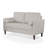 Caprina 52.38'' Faux Leather Loveseat-1564588354
