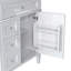 Ensemble de meuble-lavabo à une cuve moderne avec tiroirs et armoire à miroir Modern-2132059573