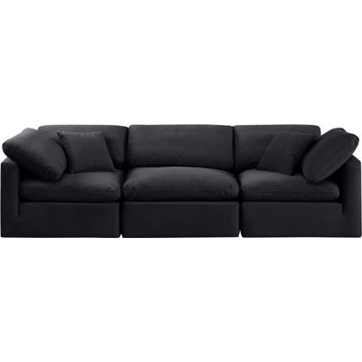 Itala 105'' Velvet Sofa
