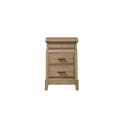 Table de chevet 2 tiroirs avec plateau