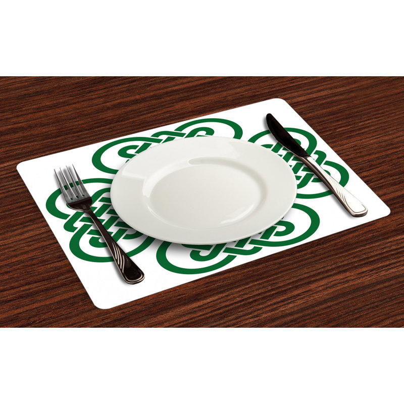 Polyester Geometric Rectangle Placemat