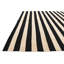 Tapis noir et blanc Newsom